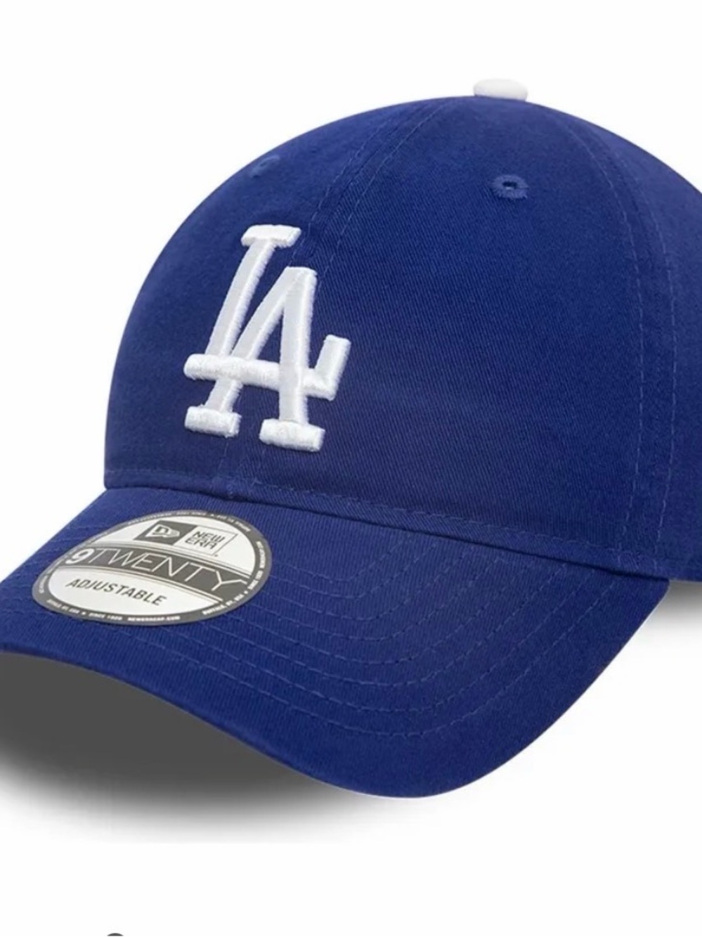 New Era 9TWENTY LA Dodgers Baseball Cap - Blue with White Logo